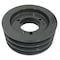 B&B Manufacturing Bushing 3 Groove V-Belt Pulley 16.4 inch OD 3C160E - alternate 1